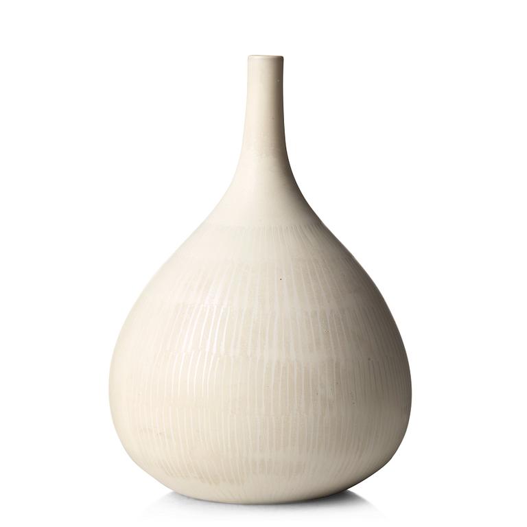 Stig Lindberg, a stoneware vase, Gustavsberg studio, Sweden 1961.