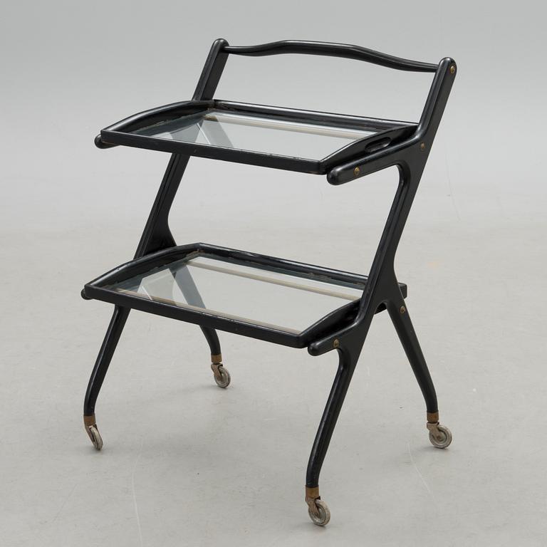 A serving trolley, 'Milano', Keravan puusepäntehdas, Stockmann, Finland. 1950s-1960s.
