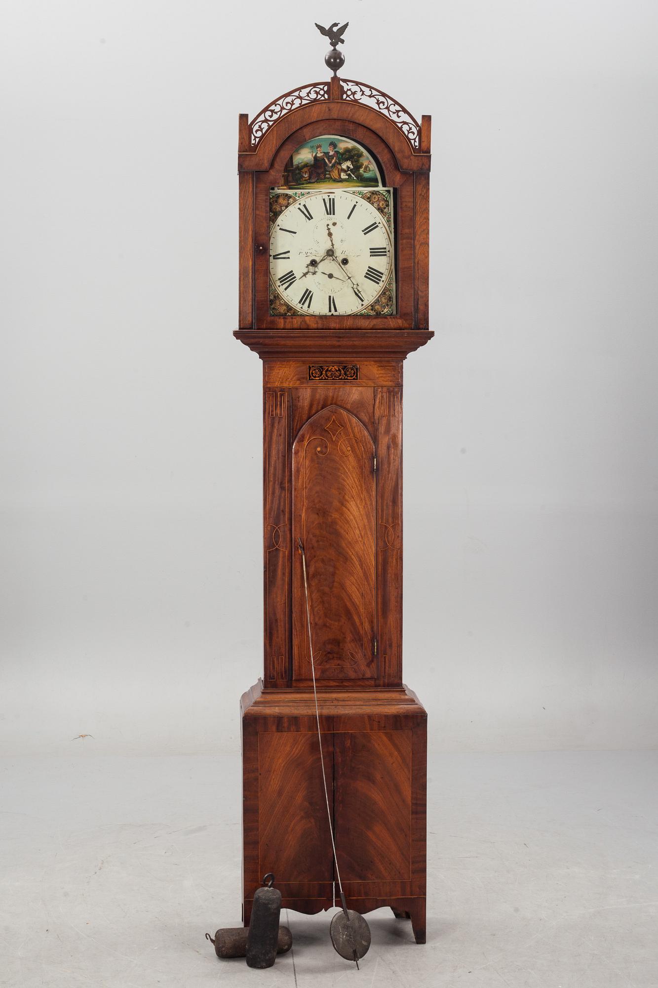 GOLVUR, England, otydlig signatur, 1800-tal.