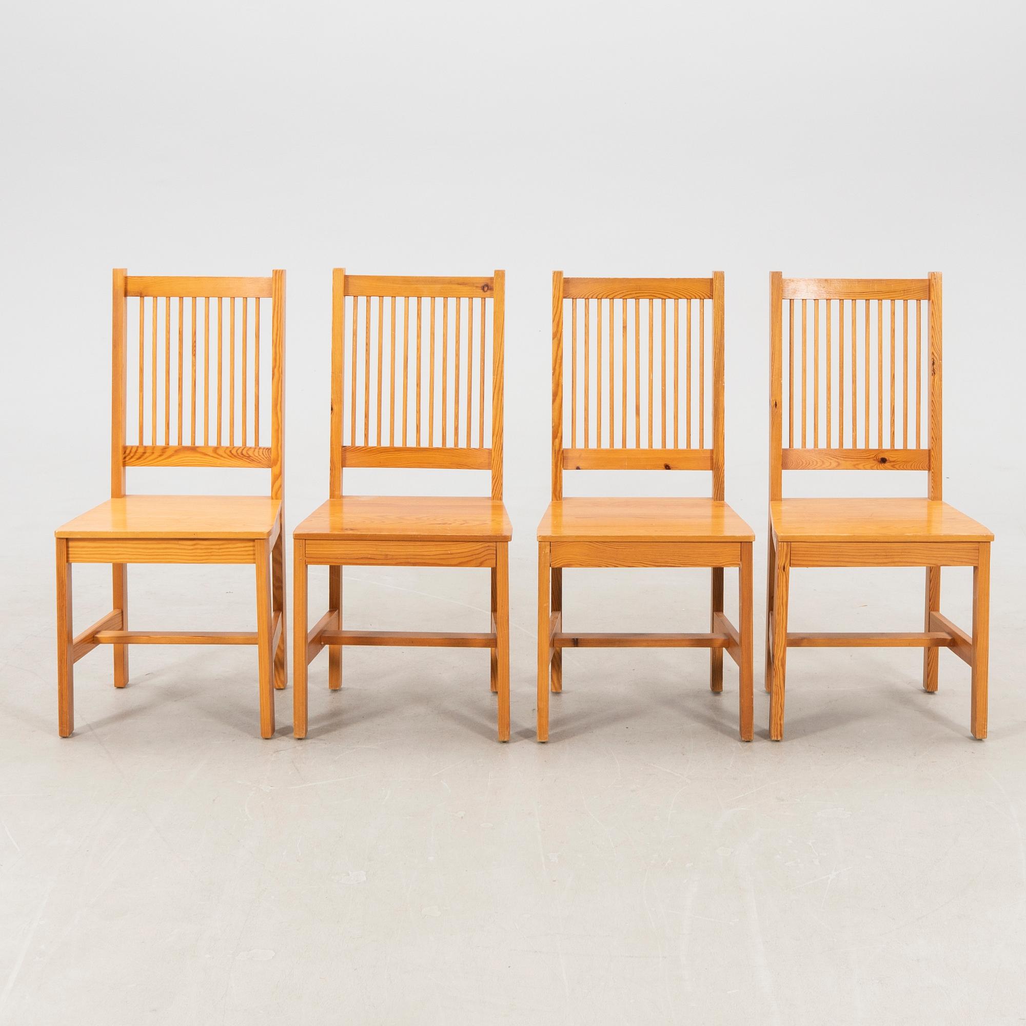 Table and chairs, 10 pieces, 1970s.