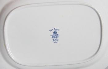 SERVISDELAR, 4 st. Porslin. "Ostindia", Rörstrand.