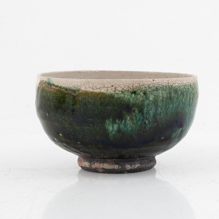 Cecilia Kraitz, bowl, raku, circa 2000.