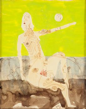 MAX WALTER SVANBERG, blandteknik, signerad och daterad -48.