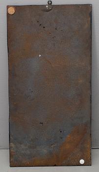 A 1920´/1930´s cast iron wall plaque by Olof Hult, Näfveqvarn.