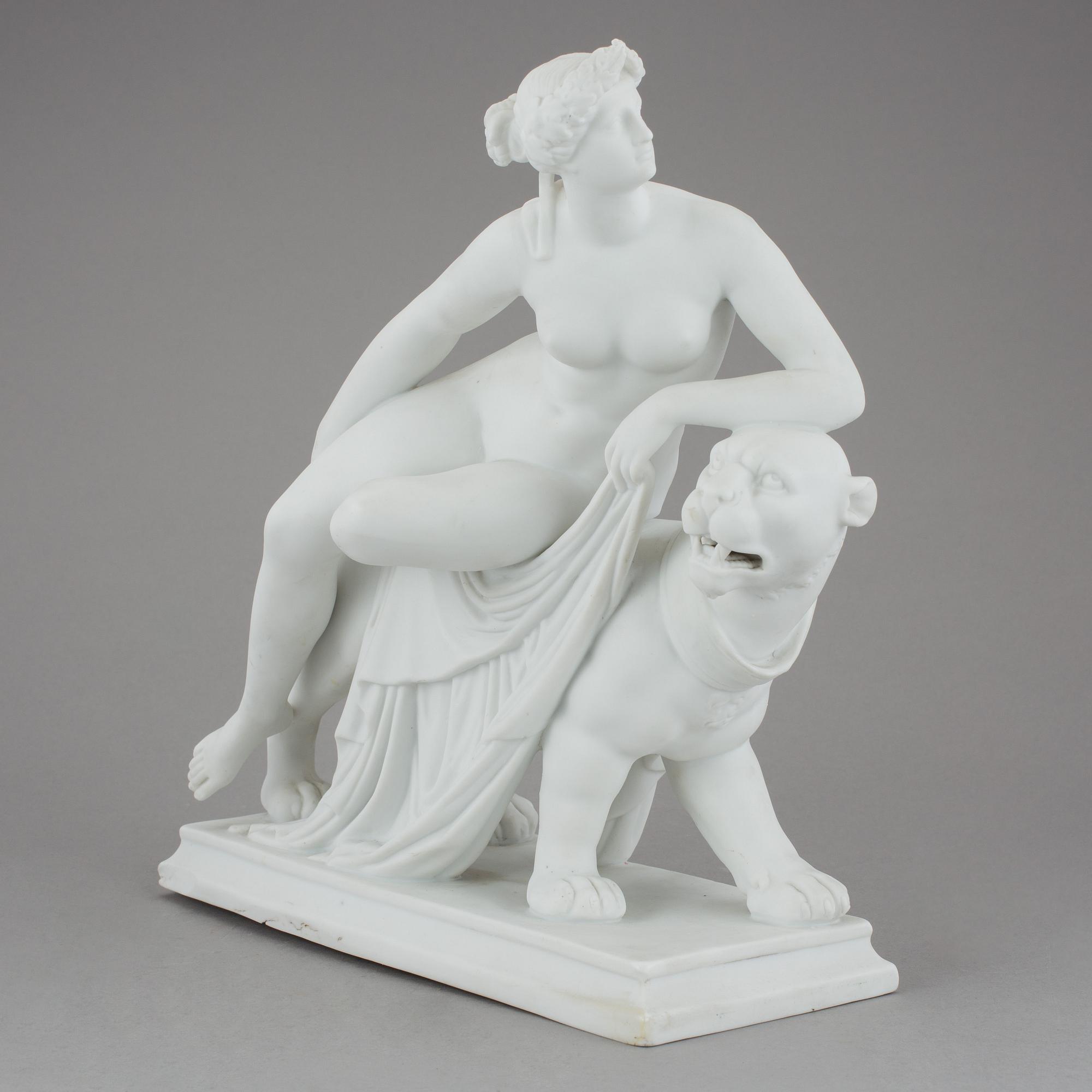 FIGURIN, parian, KPM, Berlin, 1900-talets början.