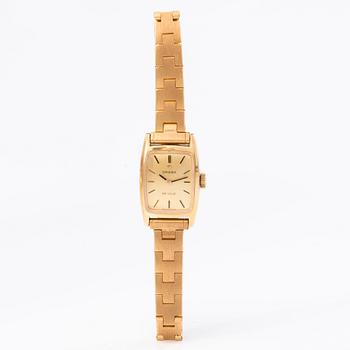 OMEGA De Ville, wrist watch, 14K gold, gold plated steel, 16x14 mm.