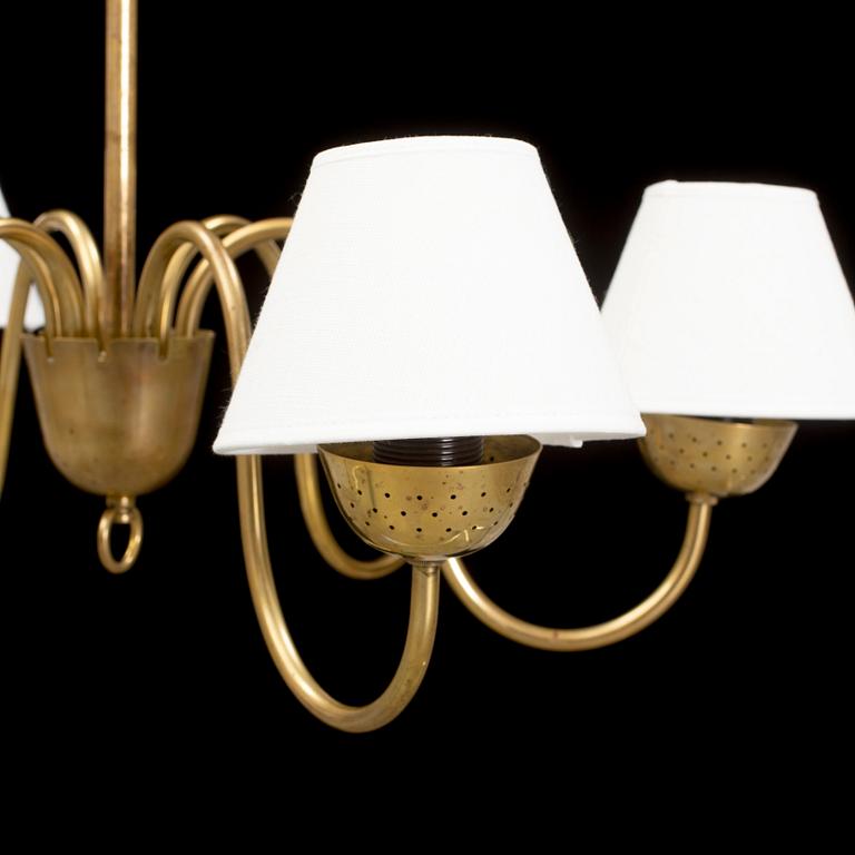 A pair of 1940s ceiling lights, Swedish Modern.