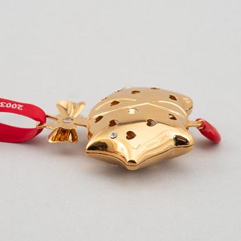 A set of eight Christmas decorations, Georg Jensen, Denmark.