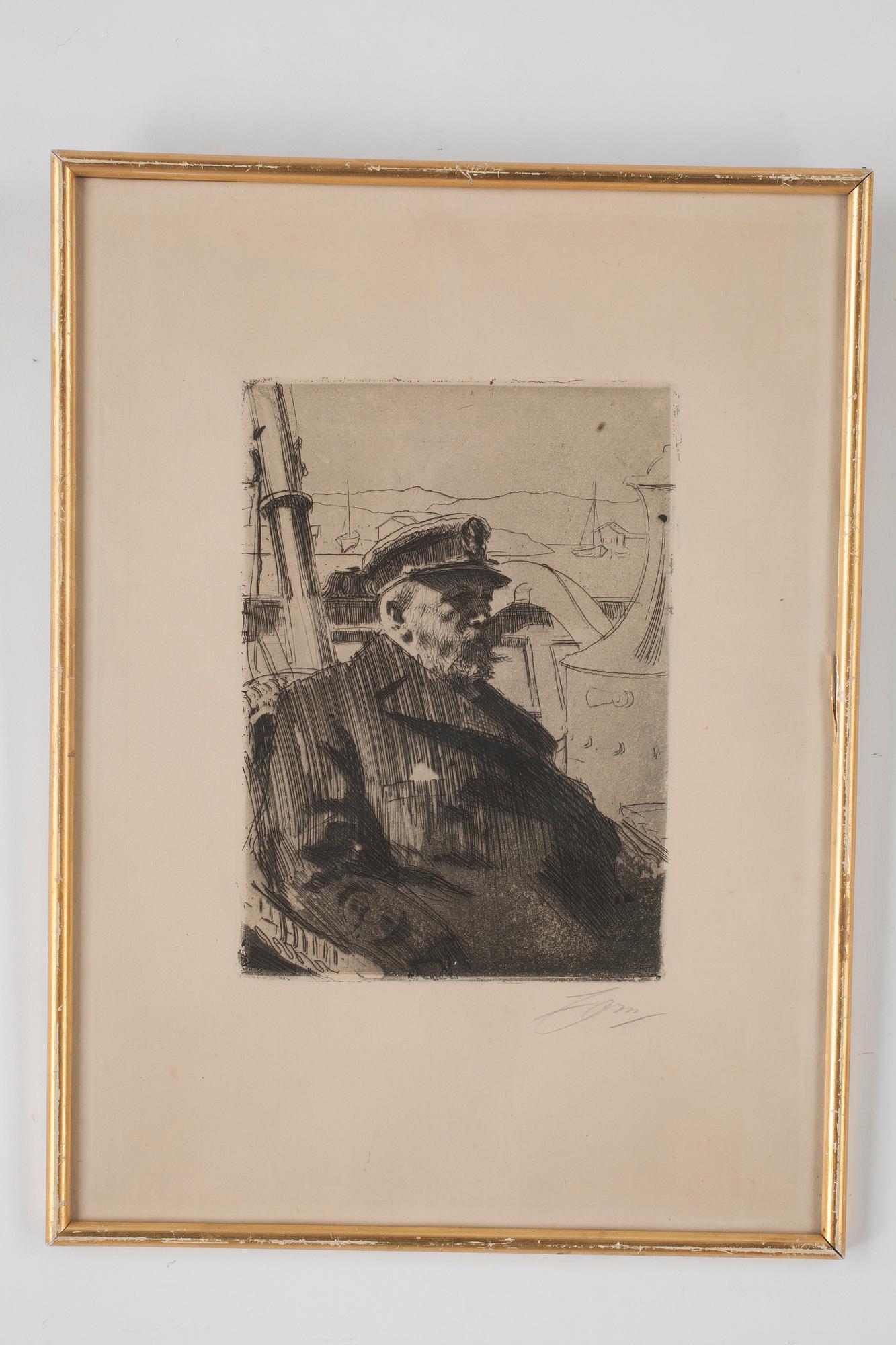 Anders Zorn, "King Oscar II" (II).