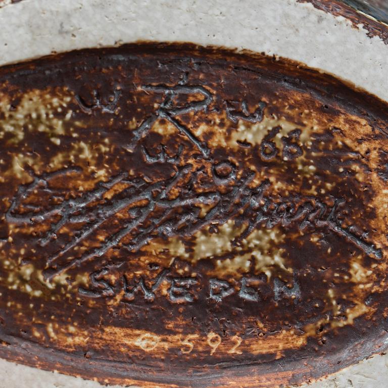 CARL-HARRY STÅLHANE, a signed stoneware vase.