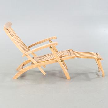 A 21st century deckchair, "Steamer", by Skagerak, Denmark.