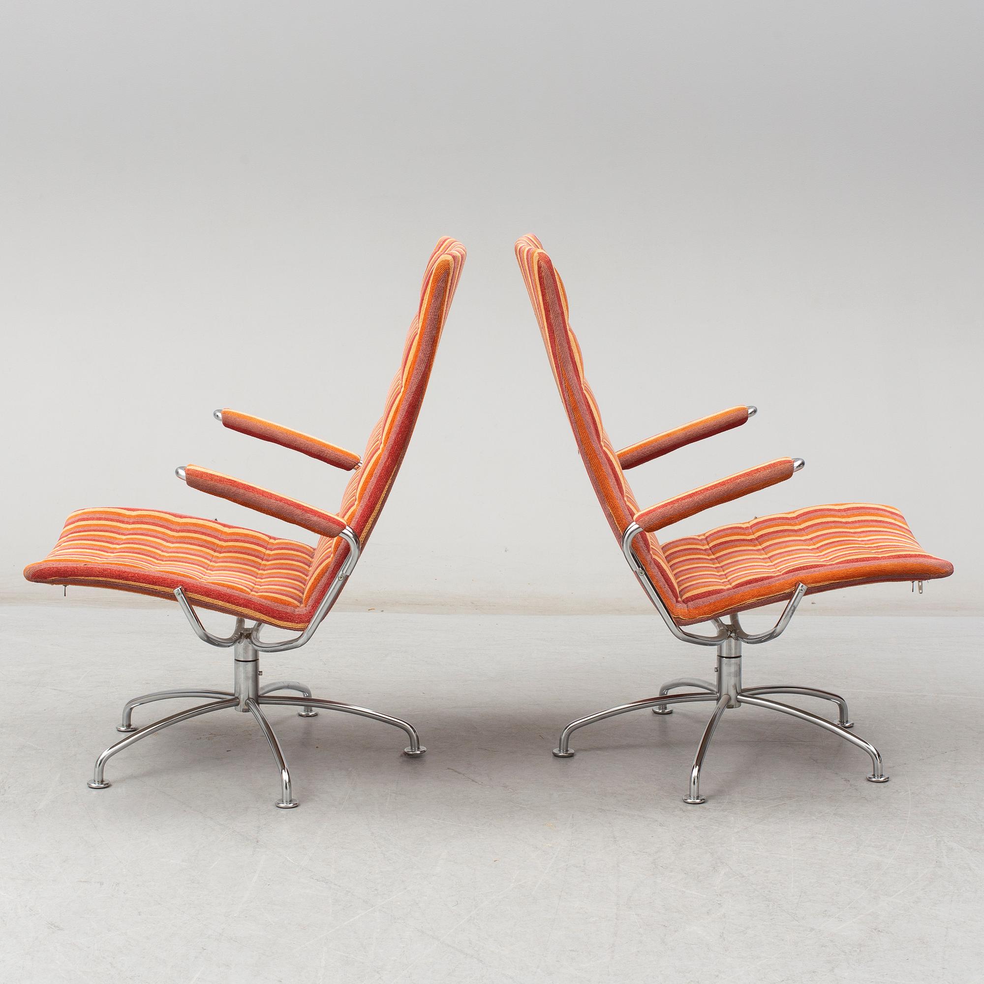 JENS AMUNDSEN, fåtöljer, ett par, "SAS Chair Series", för Fritz Hansen.