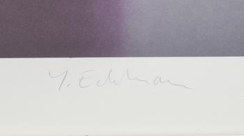 YRJÖ EDELMANN, färglitografi, signerad och numrerad 58/199.