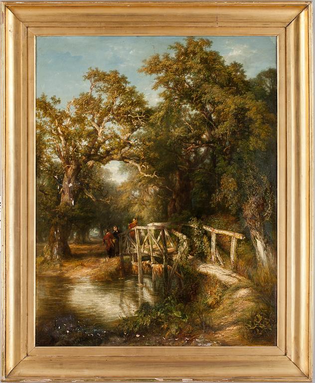 MARGARET NASMYTH, olja på duk, sign och dat 1851.