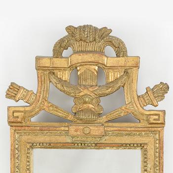 A Swedish gustavian mirror by Niclas Reding (master in Jönköping ca 1779-1825).