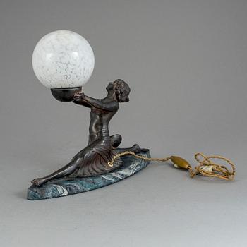 BORDSLAMPA, Art Deco, 1940-tal.