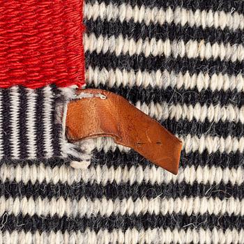 Gunilla Lagerhem Ullberg, matta, "Häggå Stripe", Kasthall, ca 236 x 154 cm.