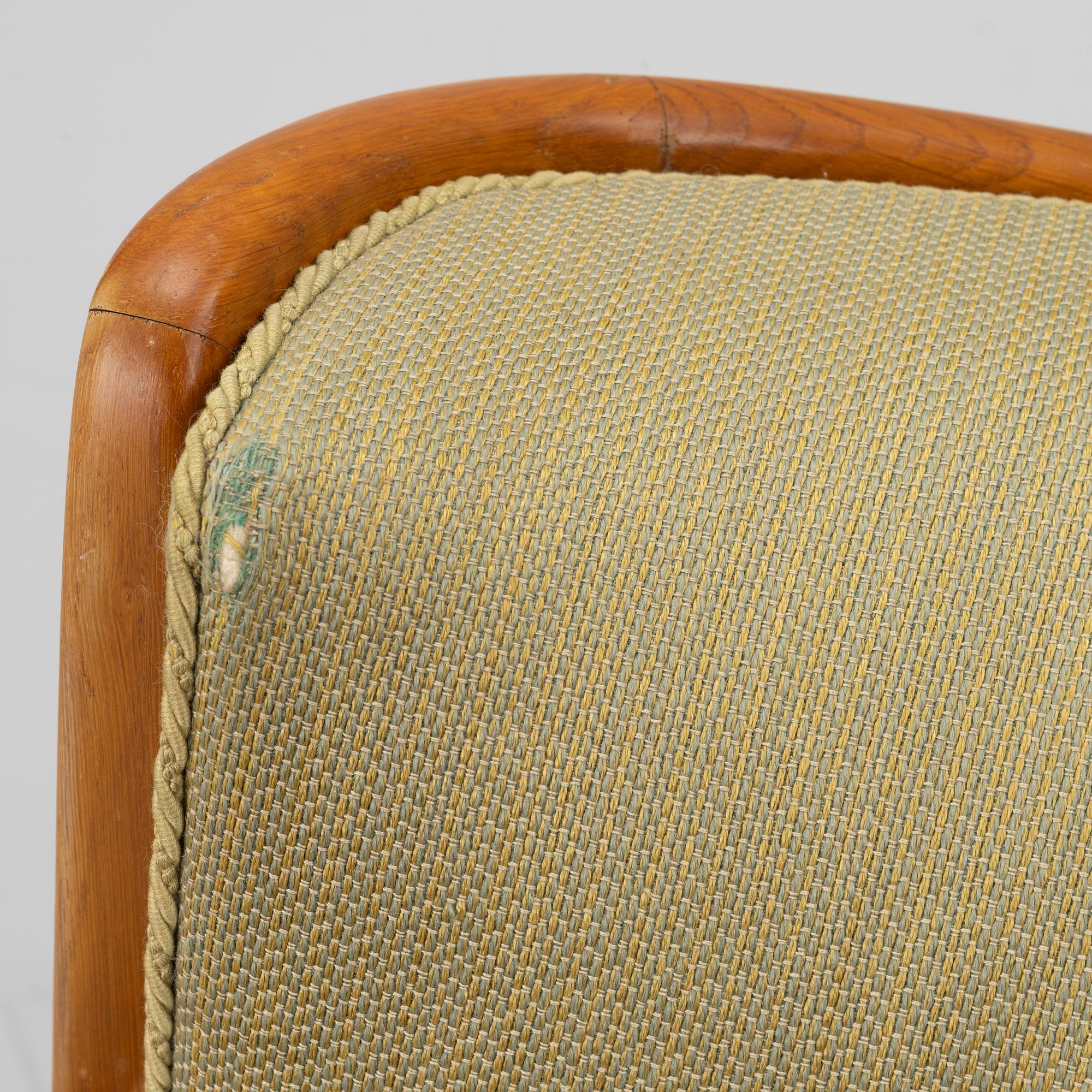 Otto Schulz, a pair of armchairs, Boet, Gothenburg, 1930's/40's.