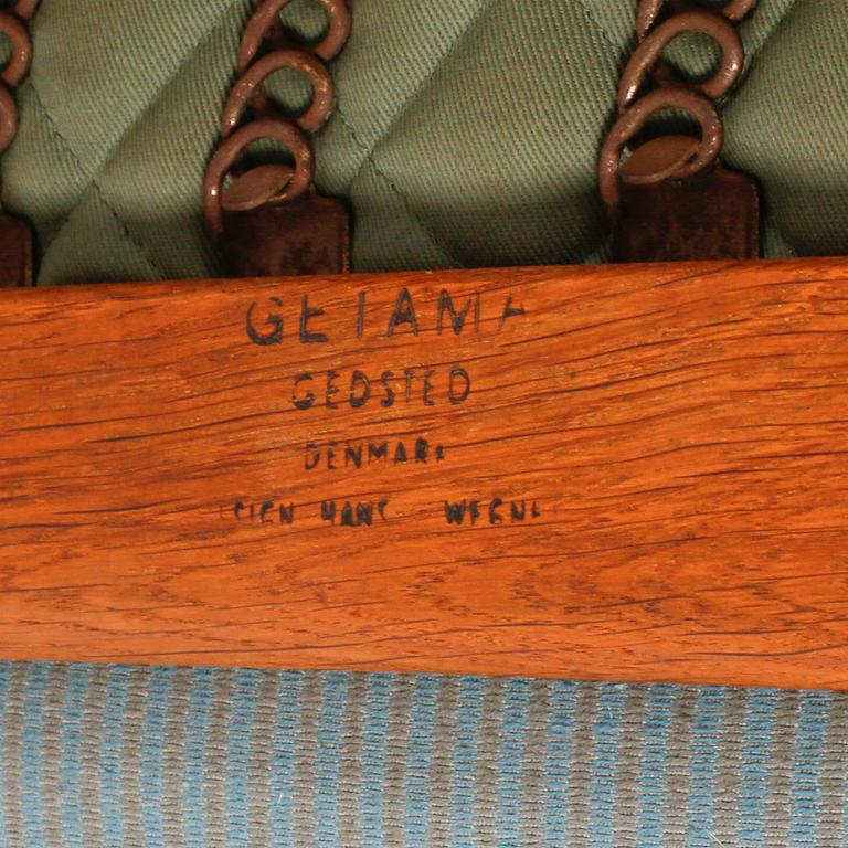A pair of chairs, model GE 290, designed by Hans J. Wegner 1953, made in the second half of the 20th century.