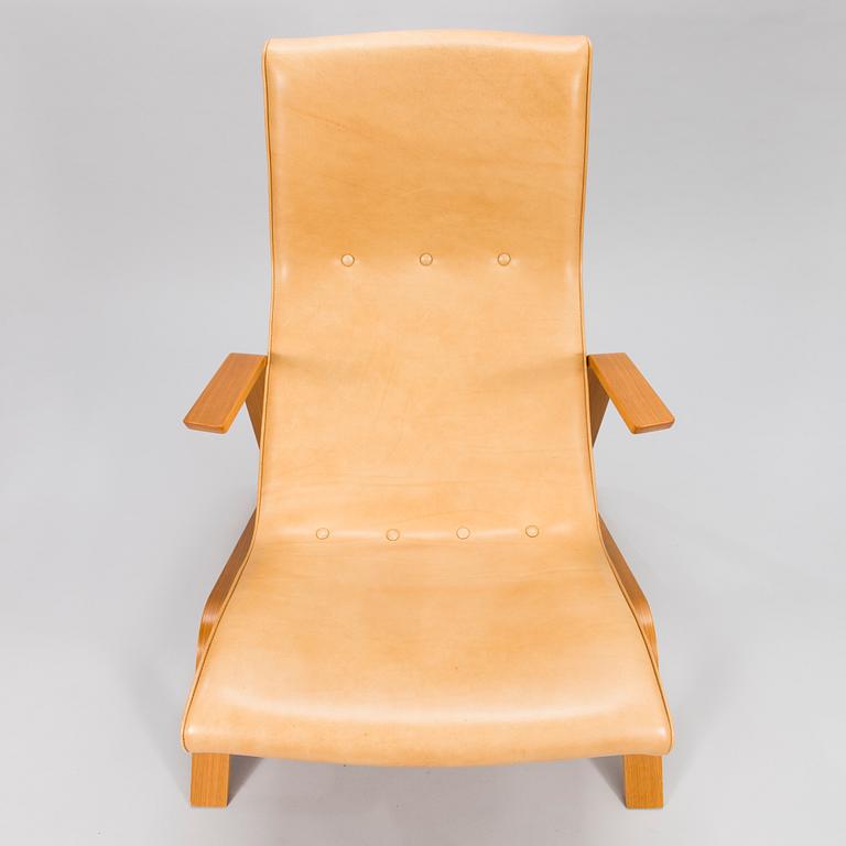 EERO SAARINEN, nojatuoli ja rahi, "Grasshopper", lisenssivalmistaja Tetrimäki Oy.