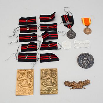 MILITARIA, 9 delar, Finska vinterkriget, 1939-40.