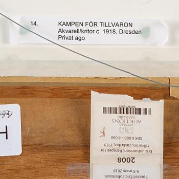 Eric Johansson, "Kampen för tillvaron".