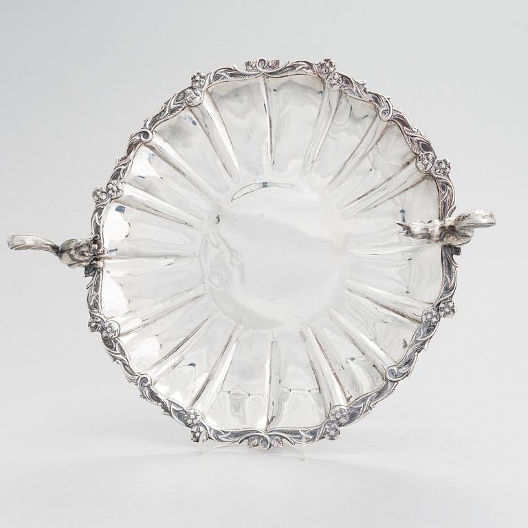 Serveringsfat, silver, Spanien efter 1934.