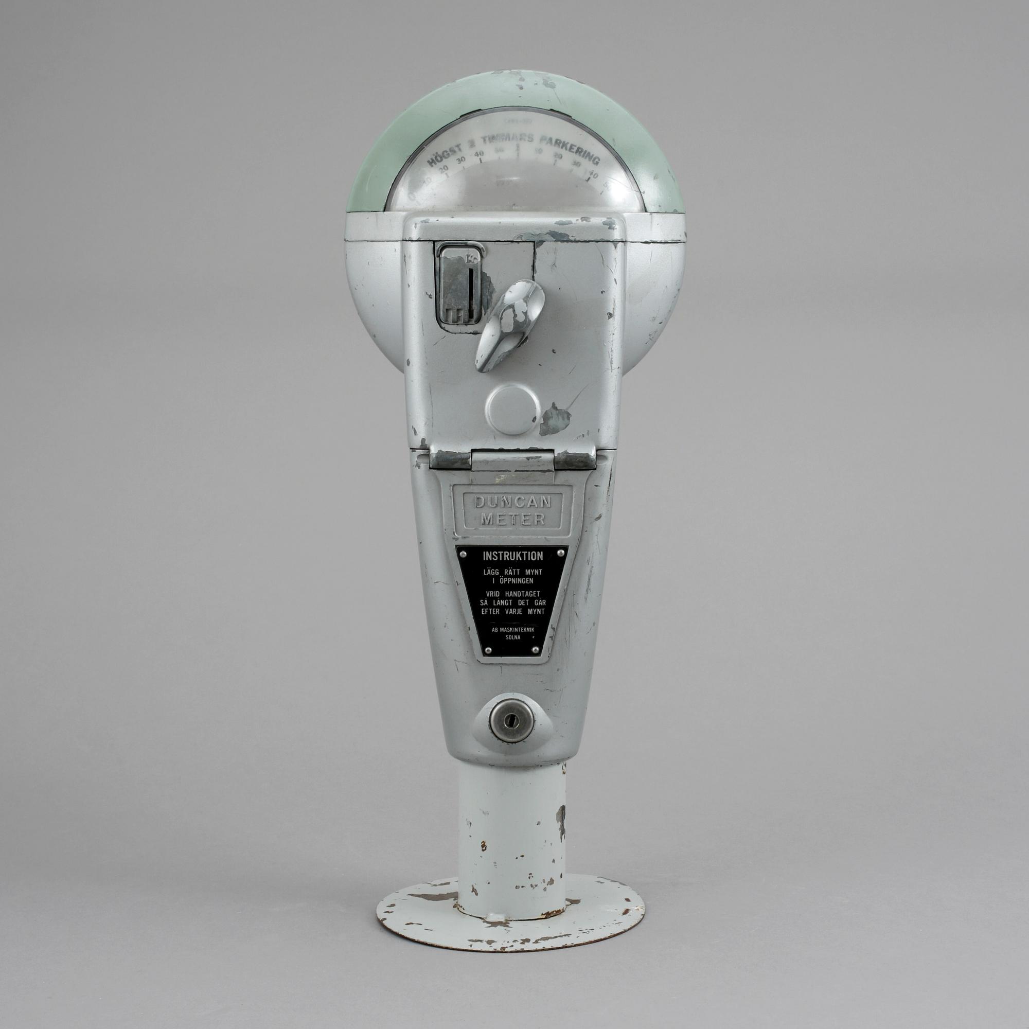 PARKERINGSAUTOMAT, Duncan Meter, 1900-tal.