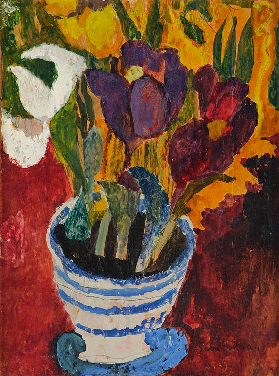 Sven X:et Erixson, Stilleben med krokusar.