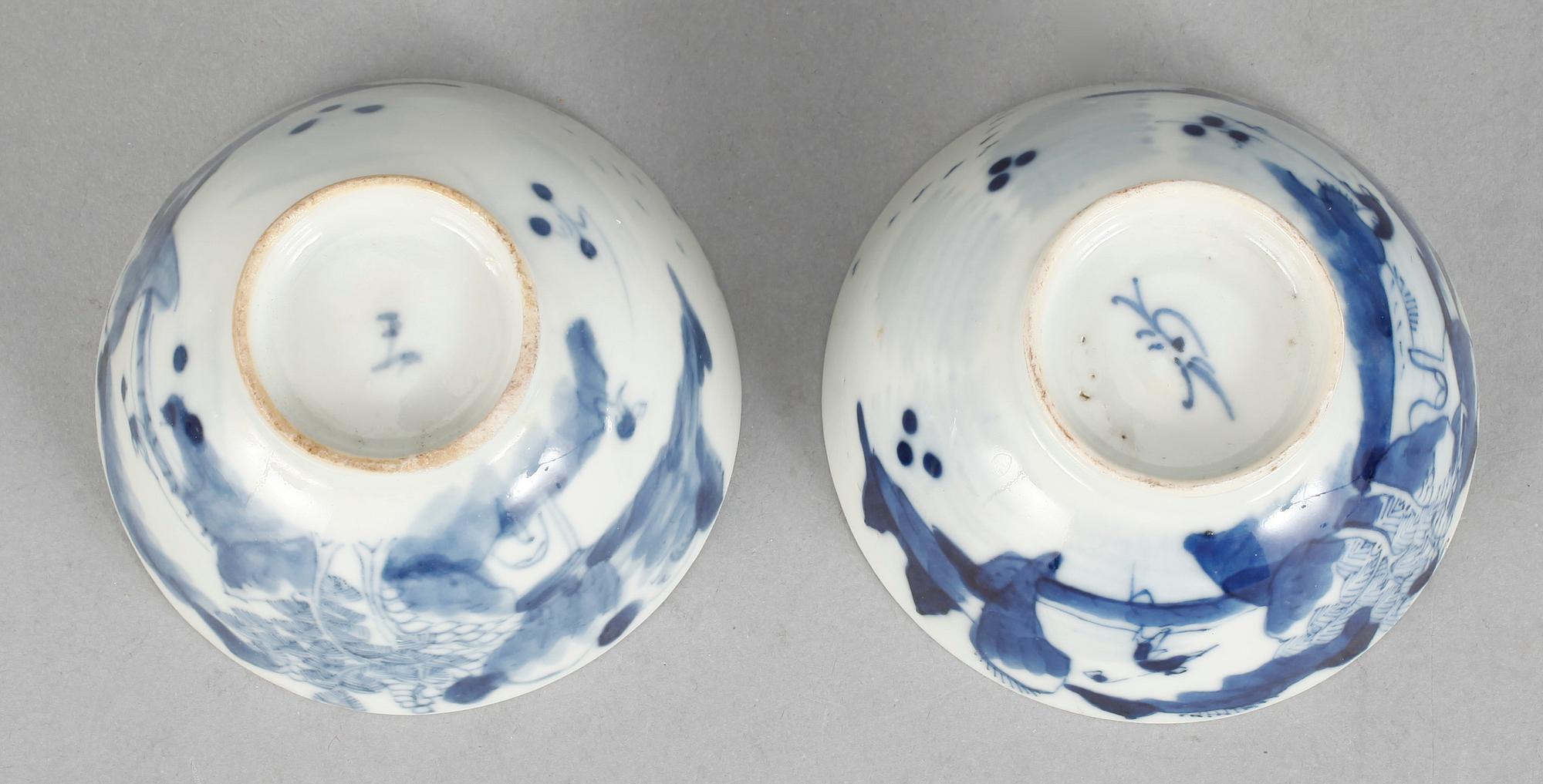 PARTI, porslin, 20 delar, Japan samt Korea. 1800-tal.