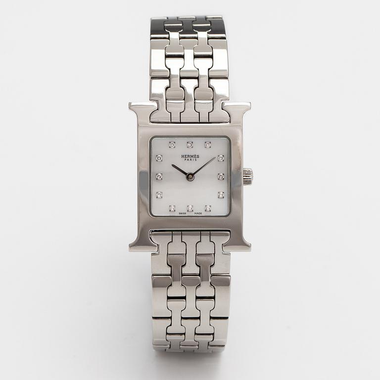 HERMÈS, Heure H, wristwatch, 21-25 x 30 mm.