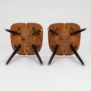 Ilmari Tapiovaara,  A set of six 1960's 'Pirkka' chairs, for Laukaan Puu.