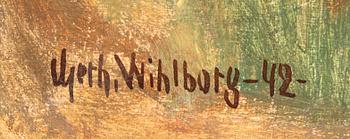 Gerhard Wihlborg, oil on canvas signed, dated -42.