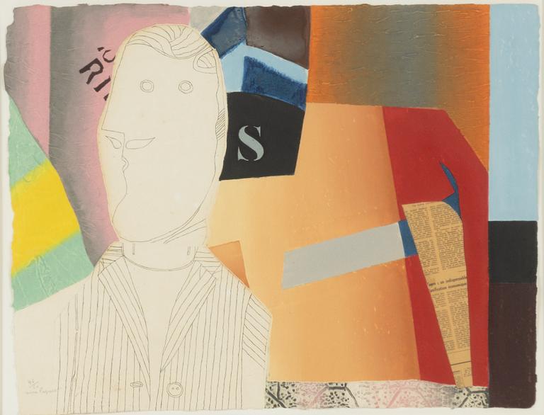 Max Papart, Portrait in half-figure.