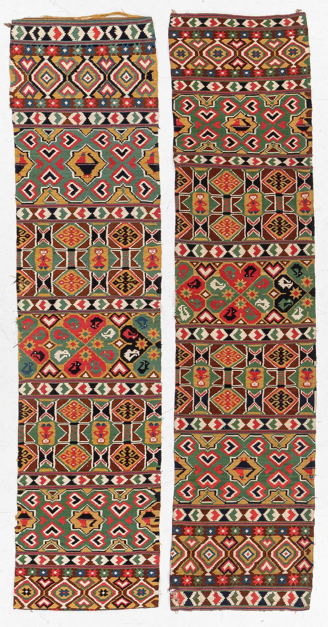 Bench length, Skåne, 2 parts, circa 1900.