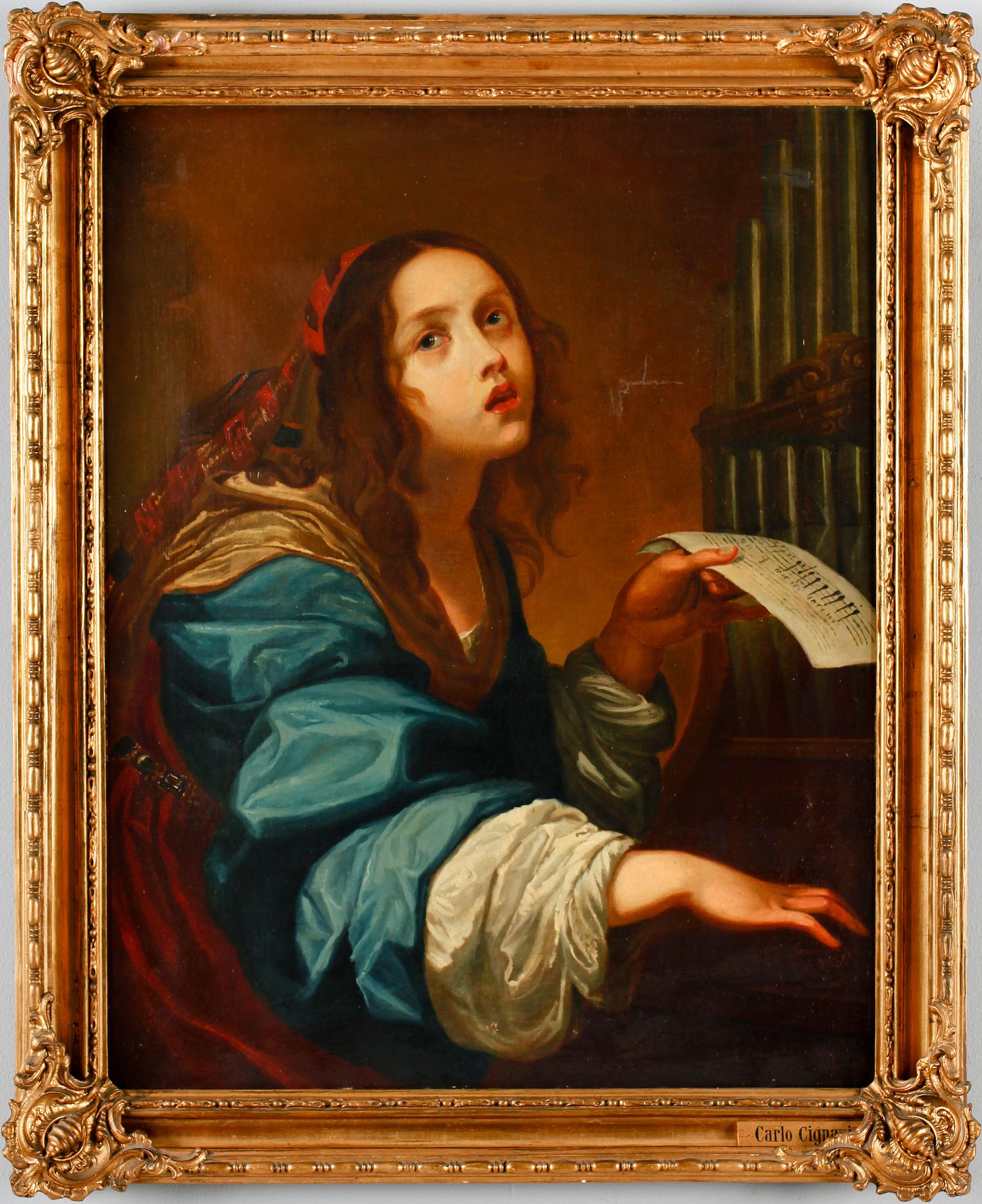 CARLO CIGNANI, efter, olja på duk, sannolikt 1800-tal.