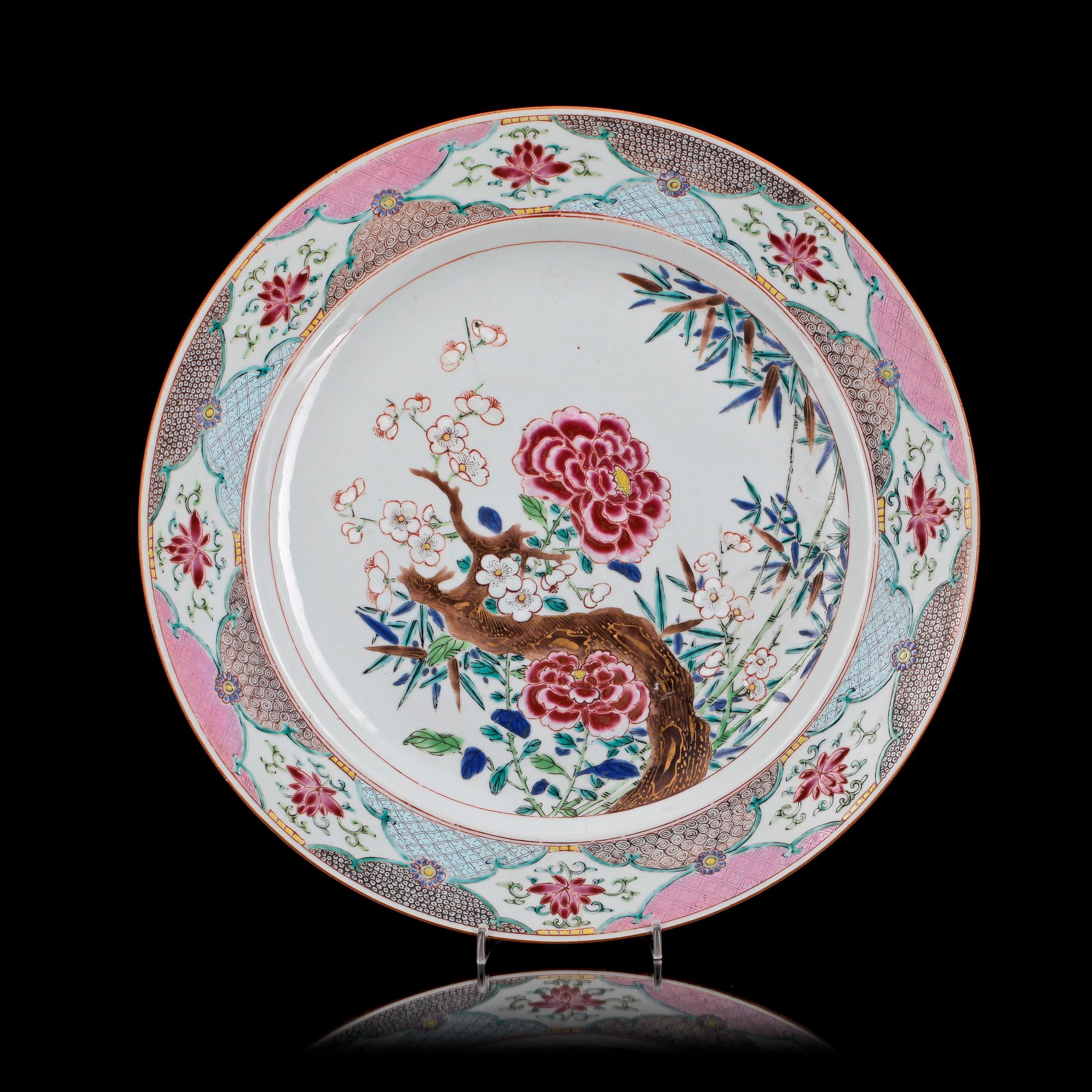 FAT, porslin. Qianlong (1736-95), Kina.