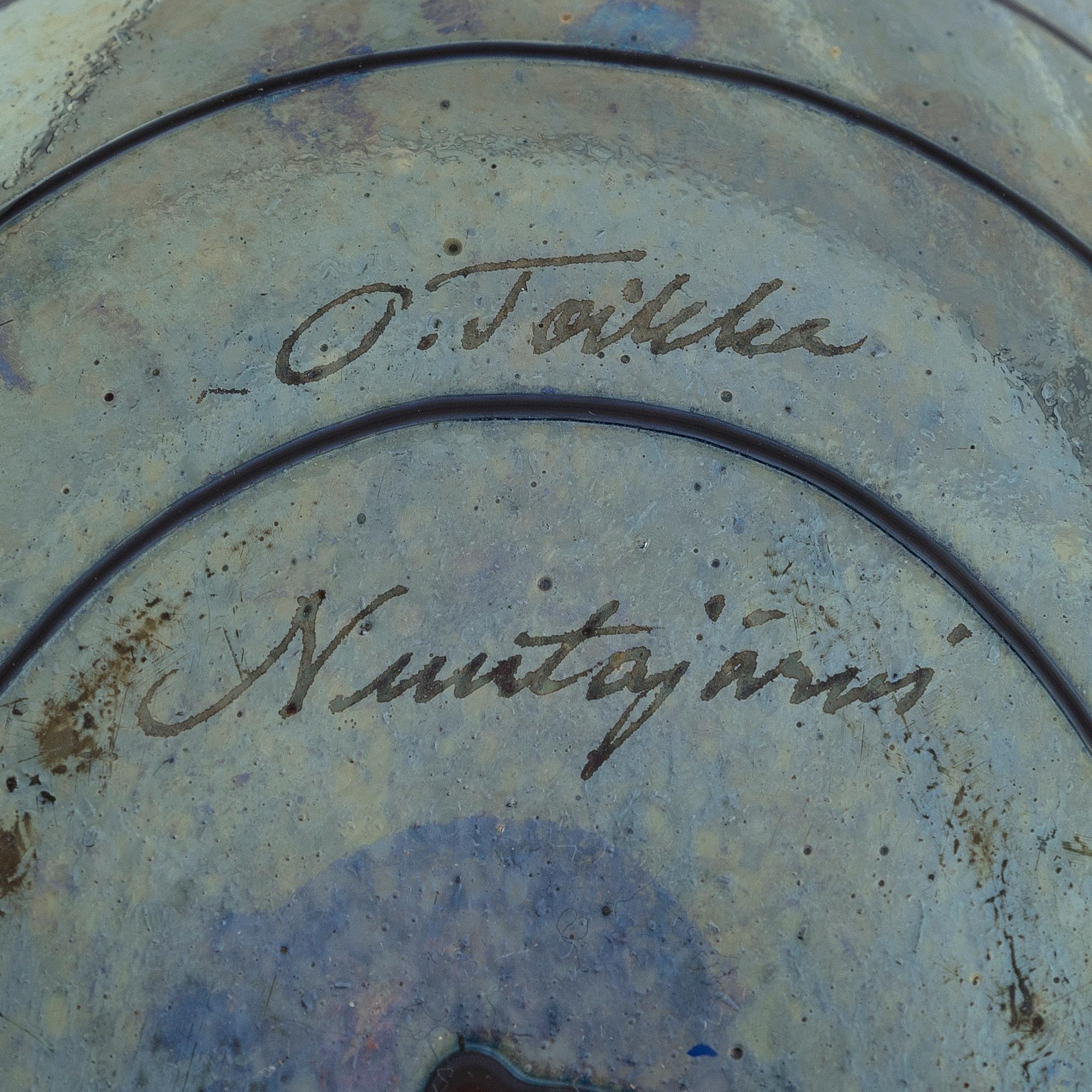 Oiva Toikka, A glass bird 'Pheasant', signed O. Toikka Nuutajärvi.