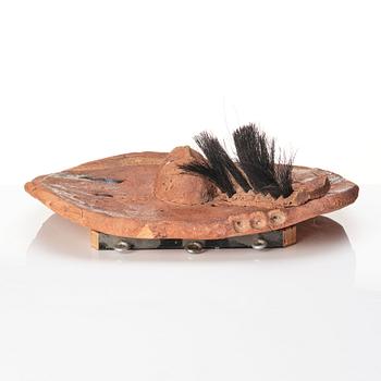 Bertil Vallien, a stoneware wall sculpture, Sweden, 1960s.