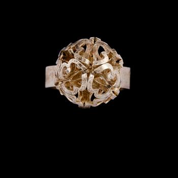 RING, silver, Guldfynd, Solna. Vikt 6 g.