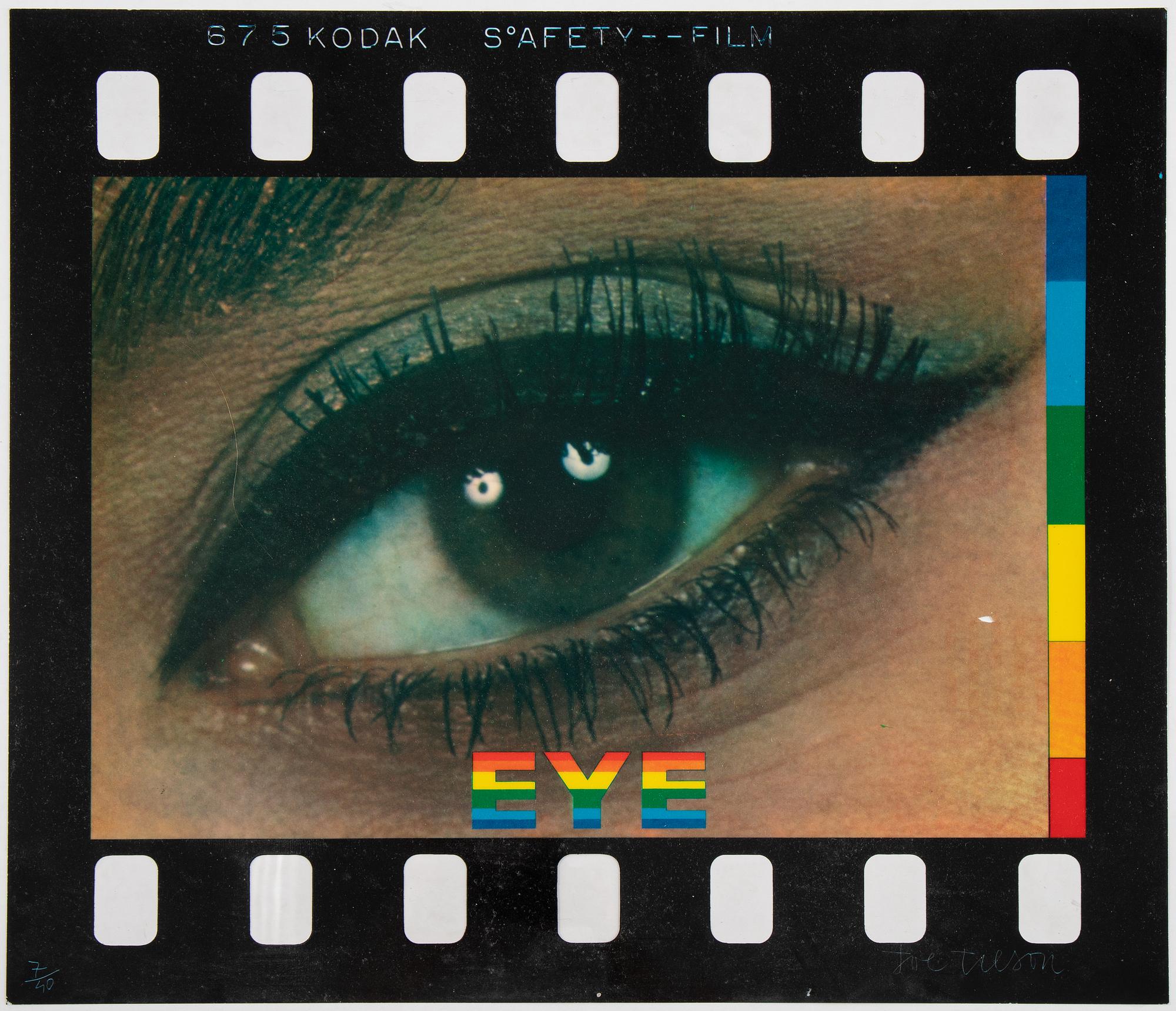 Joe Tilson, färgserigrafier och résin, 5 st, 1968, signerade 7/40.