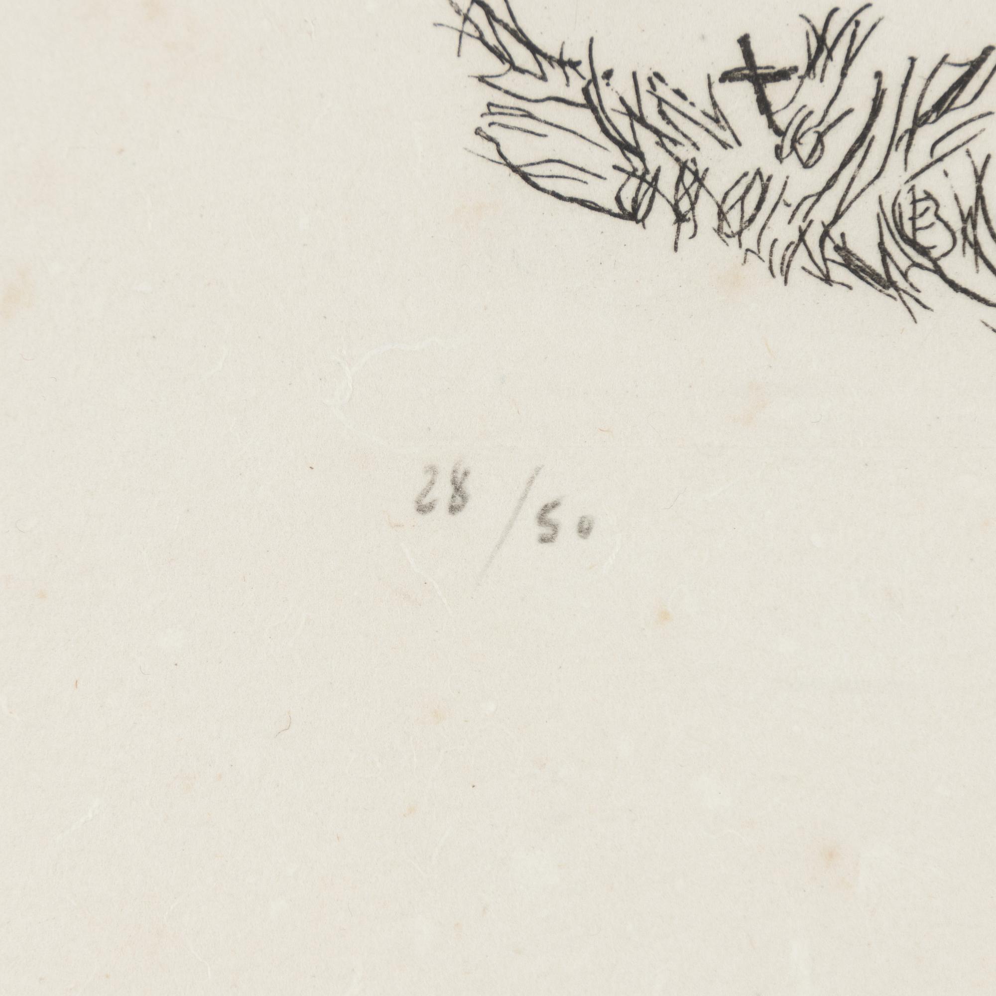 Jean Fautrier,  Figurkompositioner, 2 st.