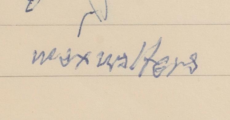 MAX WALTER SVANBERG, 2 bläckteckningar, signerade.