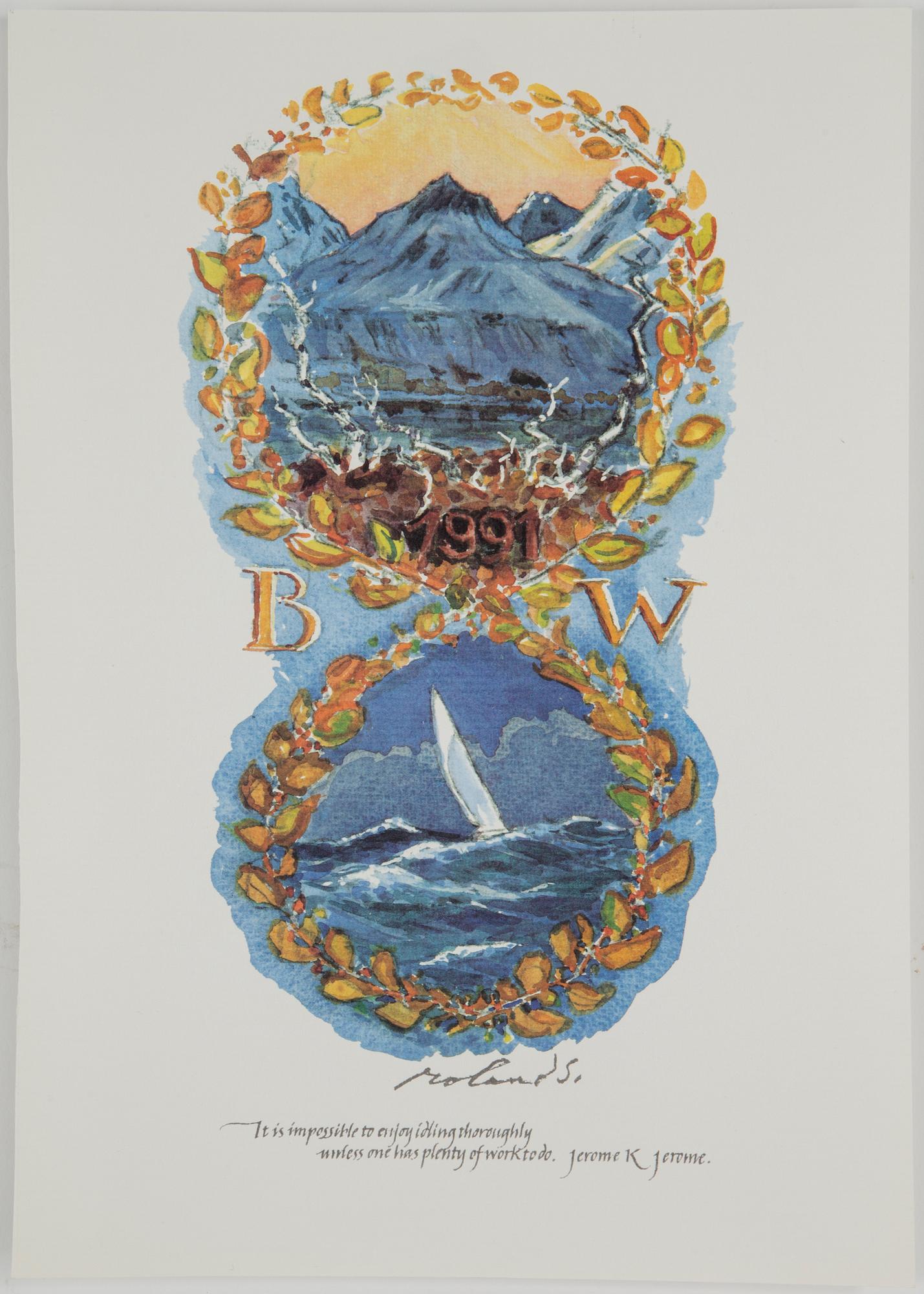 ROLAND SVENSSON, litografier, 2 st samt 1 st serigrafi, signerade.