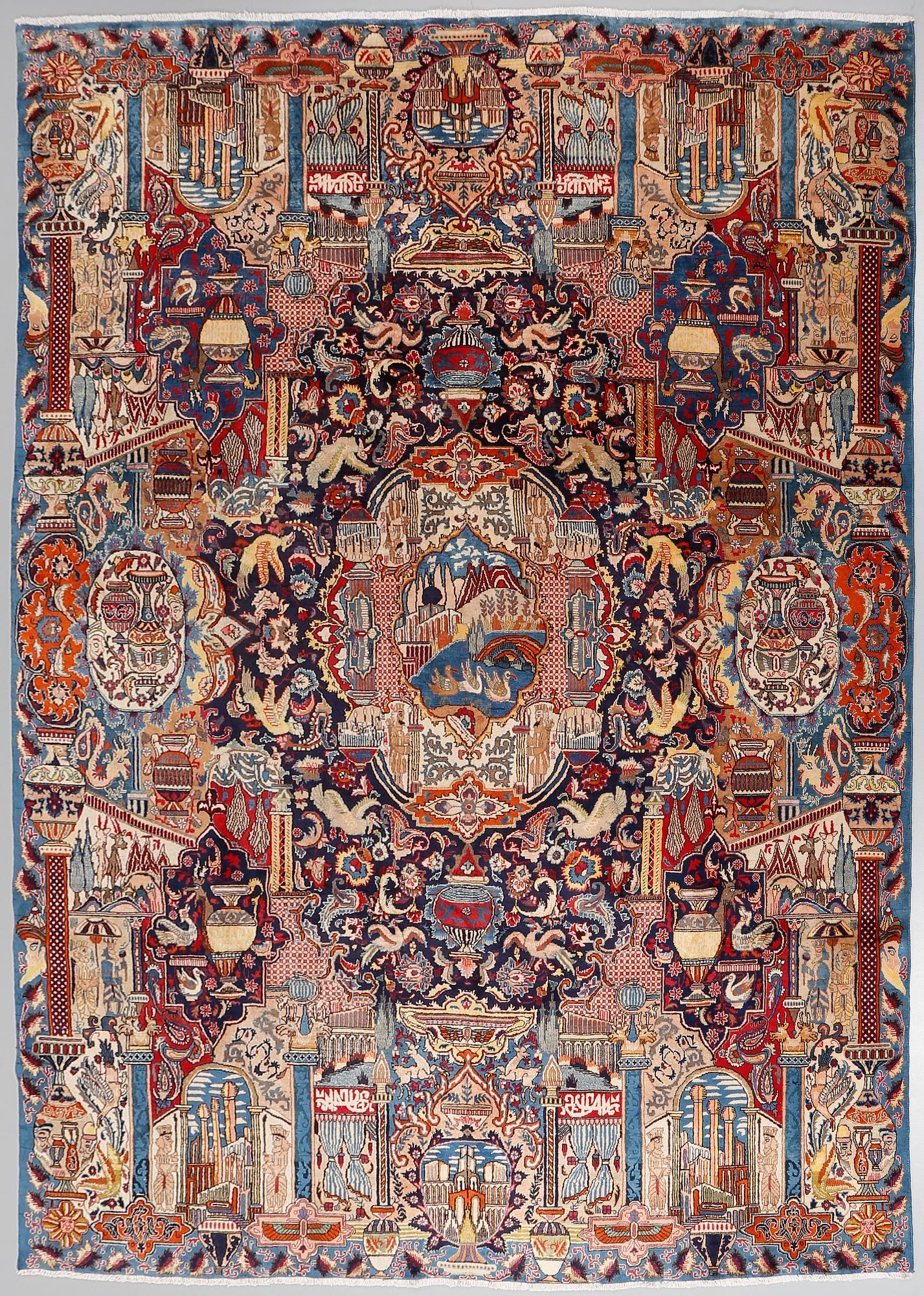 MATTA, Kashmar, figural, 1900-talets senare del, ca 398x283 cm.