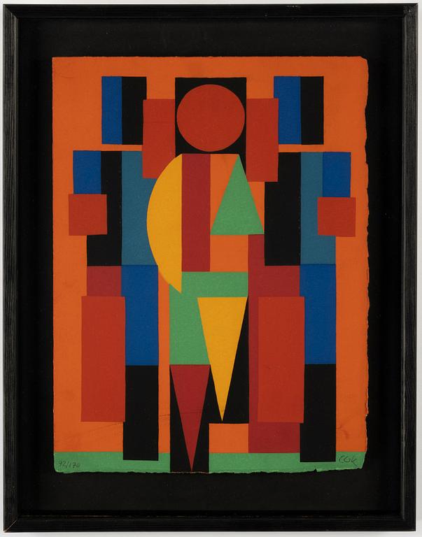 C Göran Karlsson, silkscreen in colours, signed 927170.