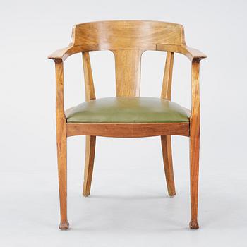 SKRIVBORD med STOL, jugend, 1900-talets början.