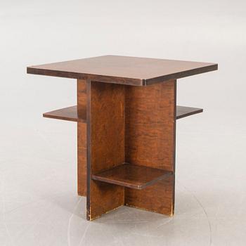 A 1930s-40s birch table.