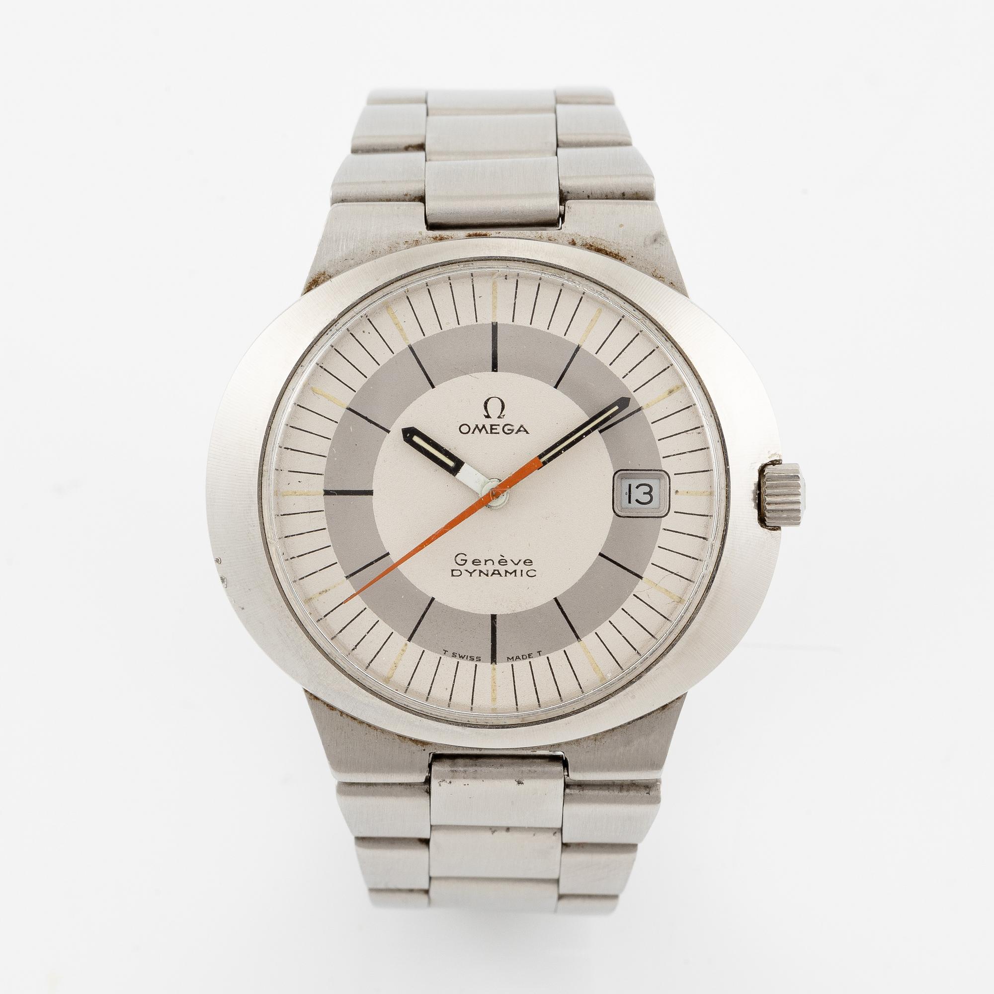 Omega, Genève, Dynamic, wristwatch, 41,5 x 36,5 mm,.