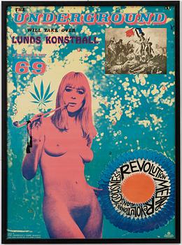 Sture Johannesson, "The Underground will take over Lunds Konsthall February 69".